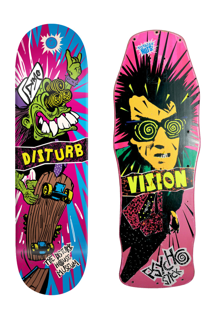THE DISTURB HOUSE MUSEUM DECK ART BY GREG13
