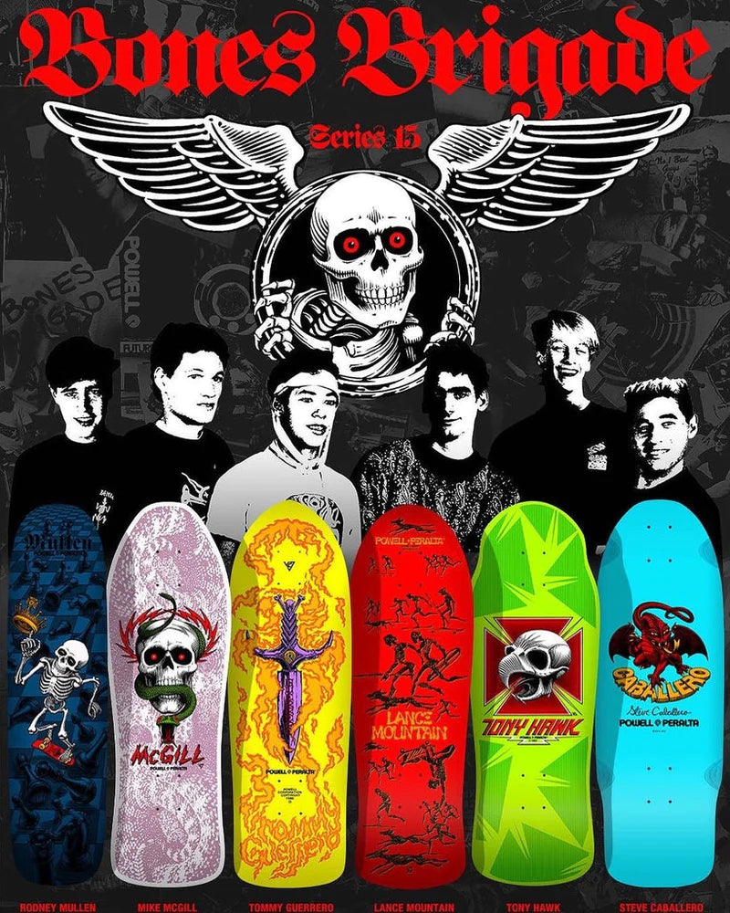POWELL PERALTA DECK REISSUE CABALLERO OG BLUE 10 (FREE SHIPPING 