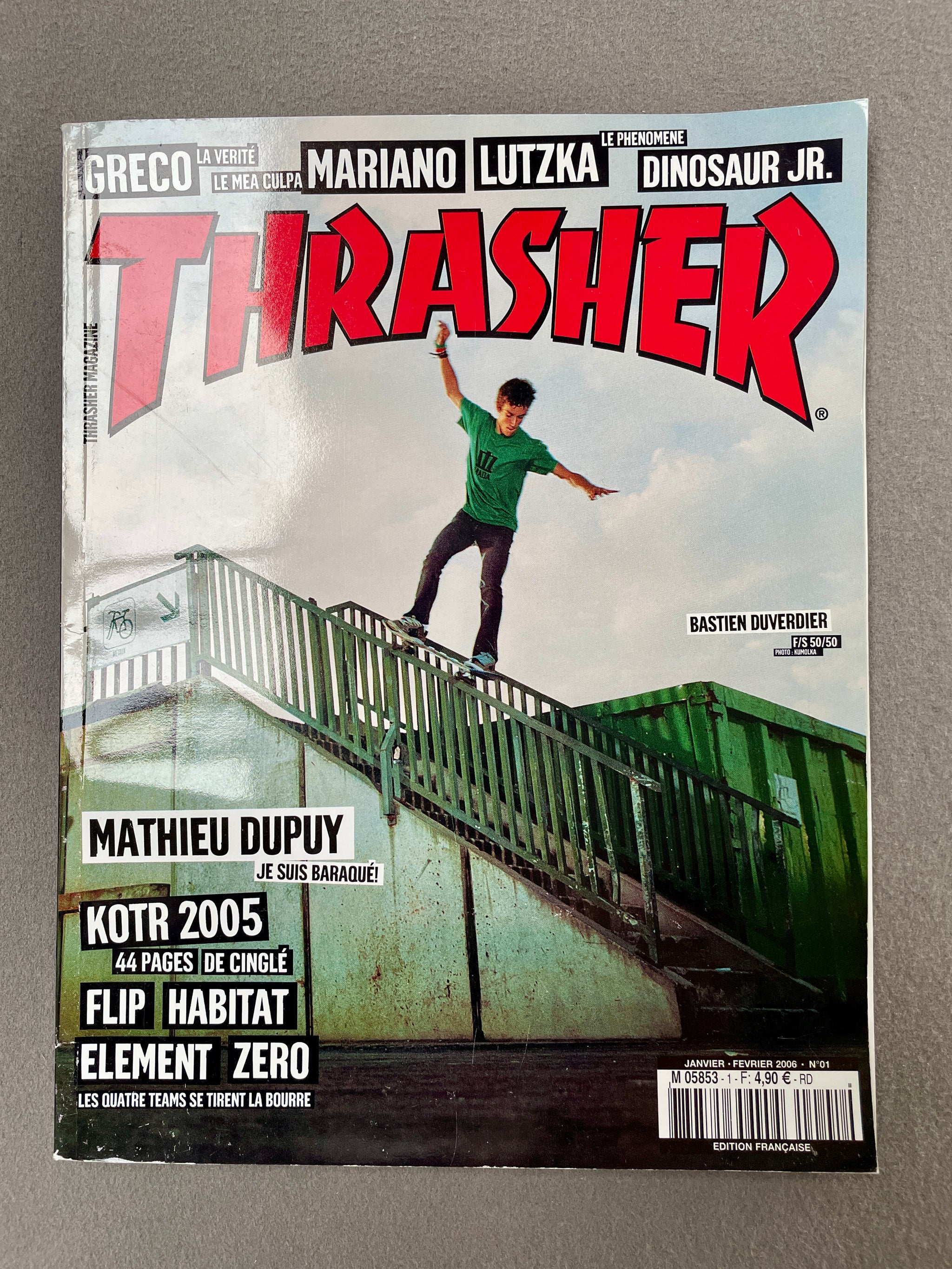 Magazine Thrasher Skateboard Japon Volume 11 - Rare, Avec étiquette, état Comme Neuf, édition Japonaise