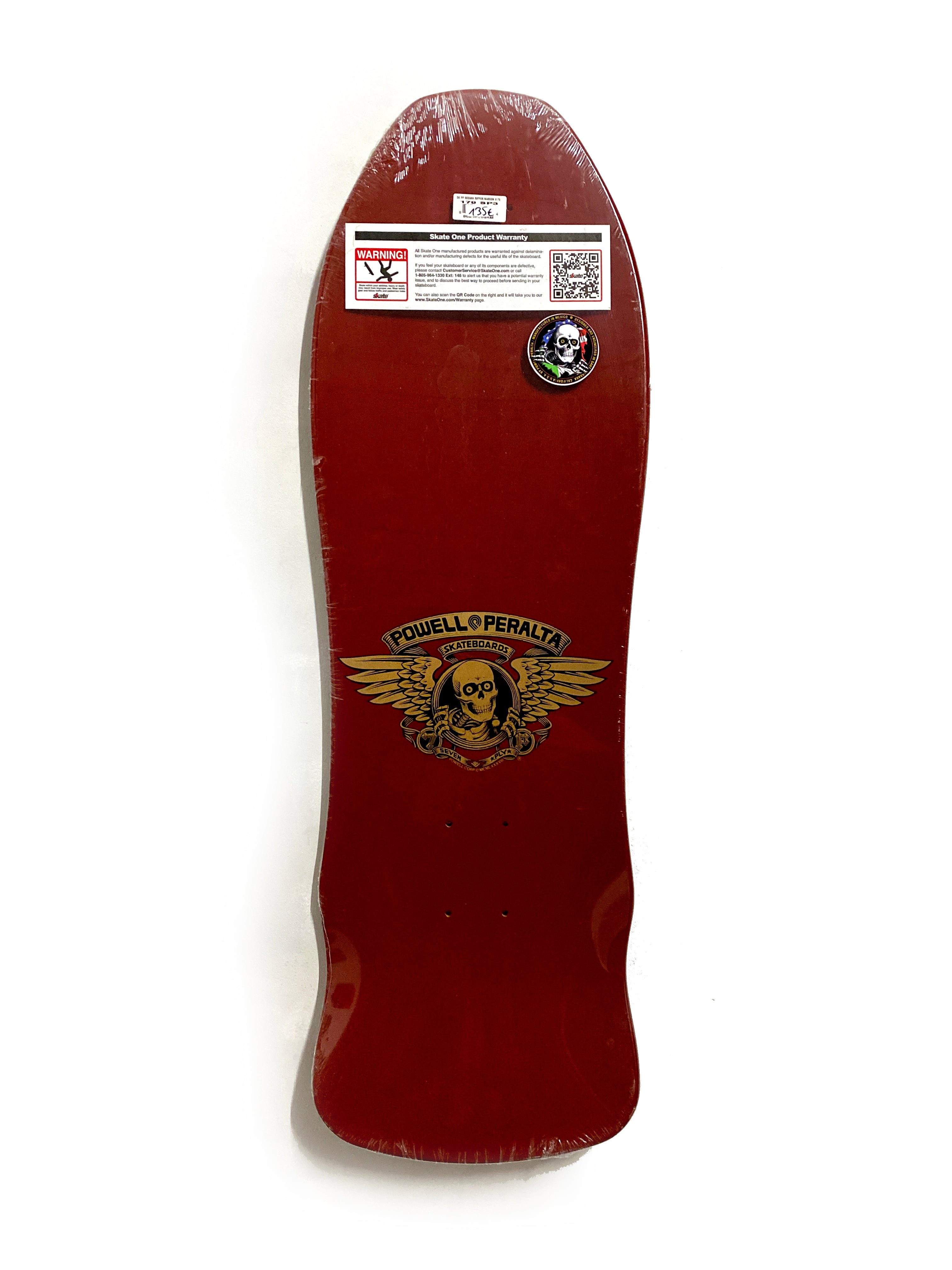 Powell Peralta GeeGah Ripper 9.75 Maroon Skateboard Deck