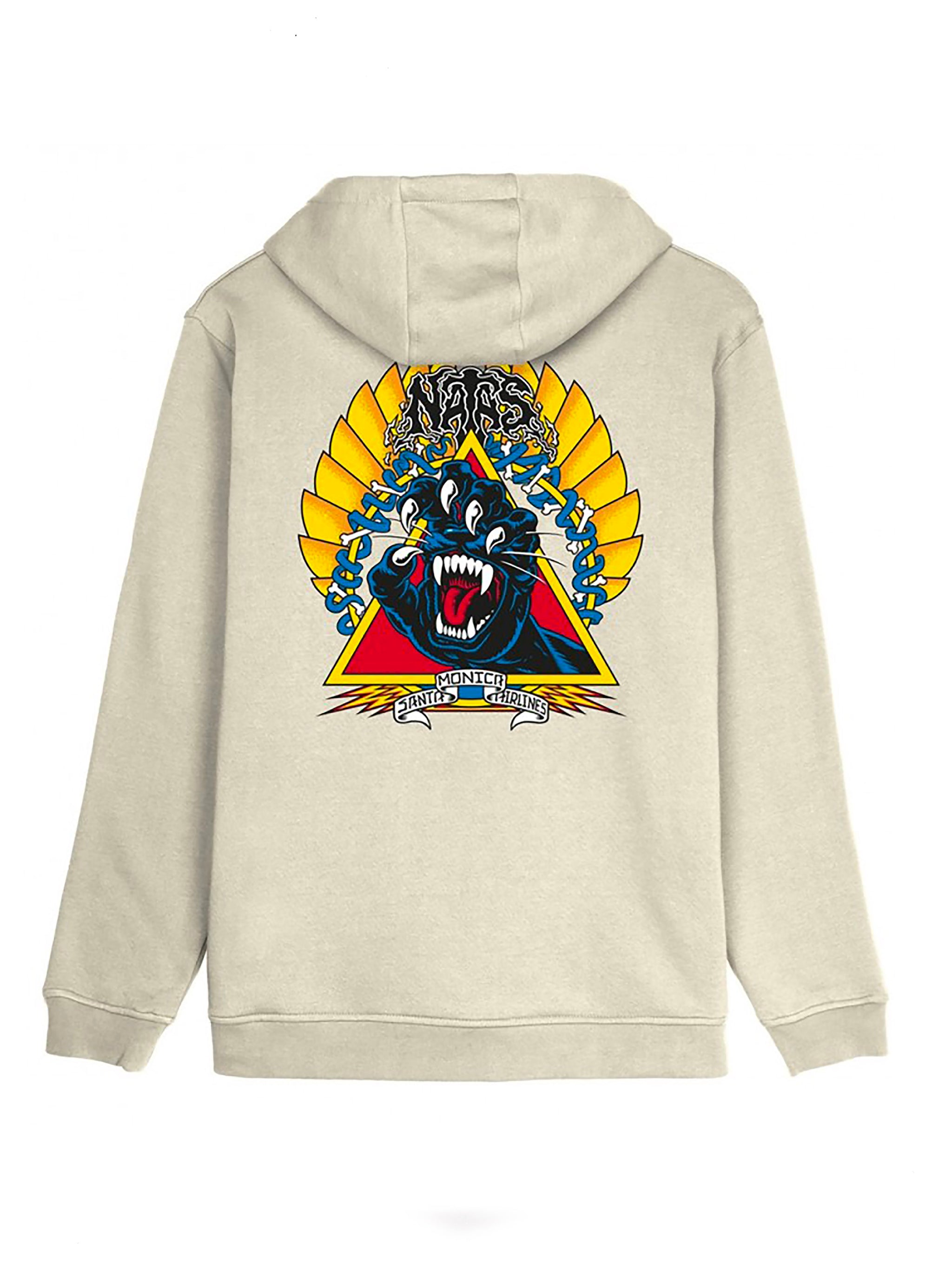 Sweat à Capuche Santa Cruz Vintage - Design Surfeur Et Coucher De Soleil