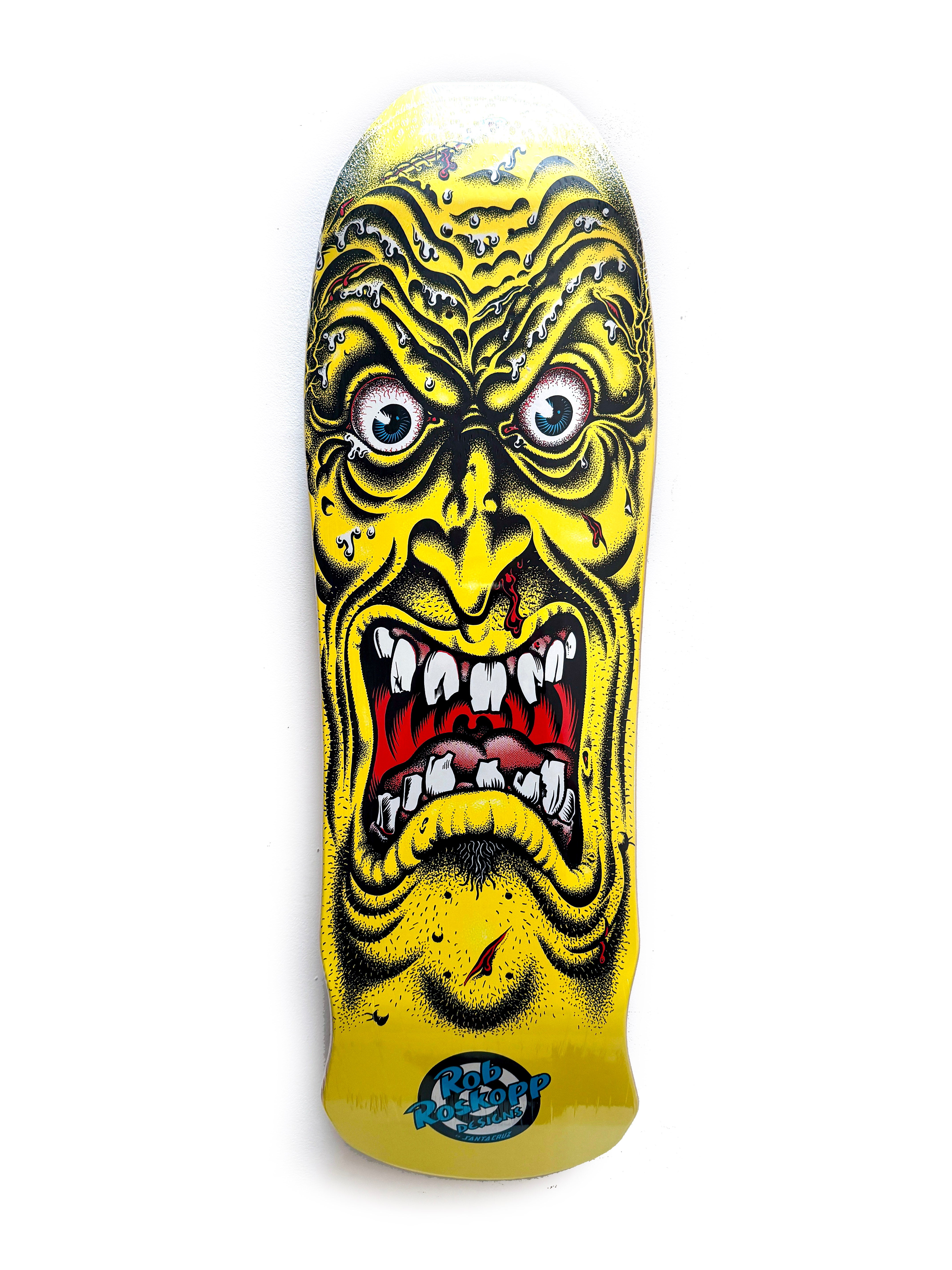 Rod Roskopp SANTA CRUZ DECK REISSUE ROB ROSKOPP YELLOW FACE III 9.5 – The Disturb ...