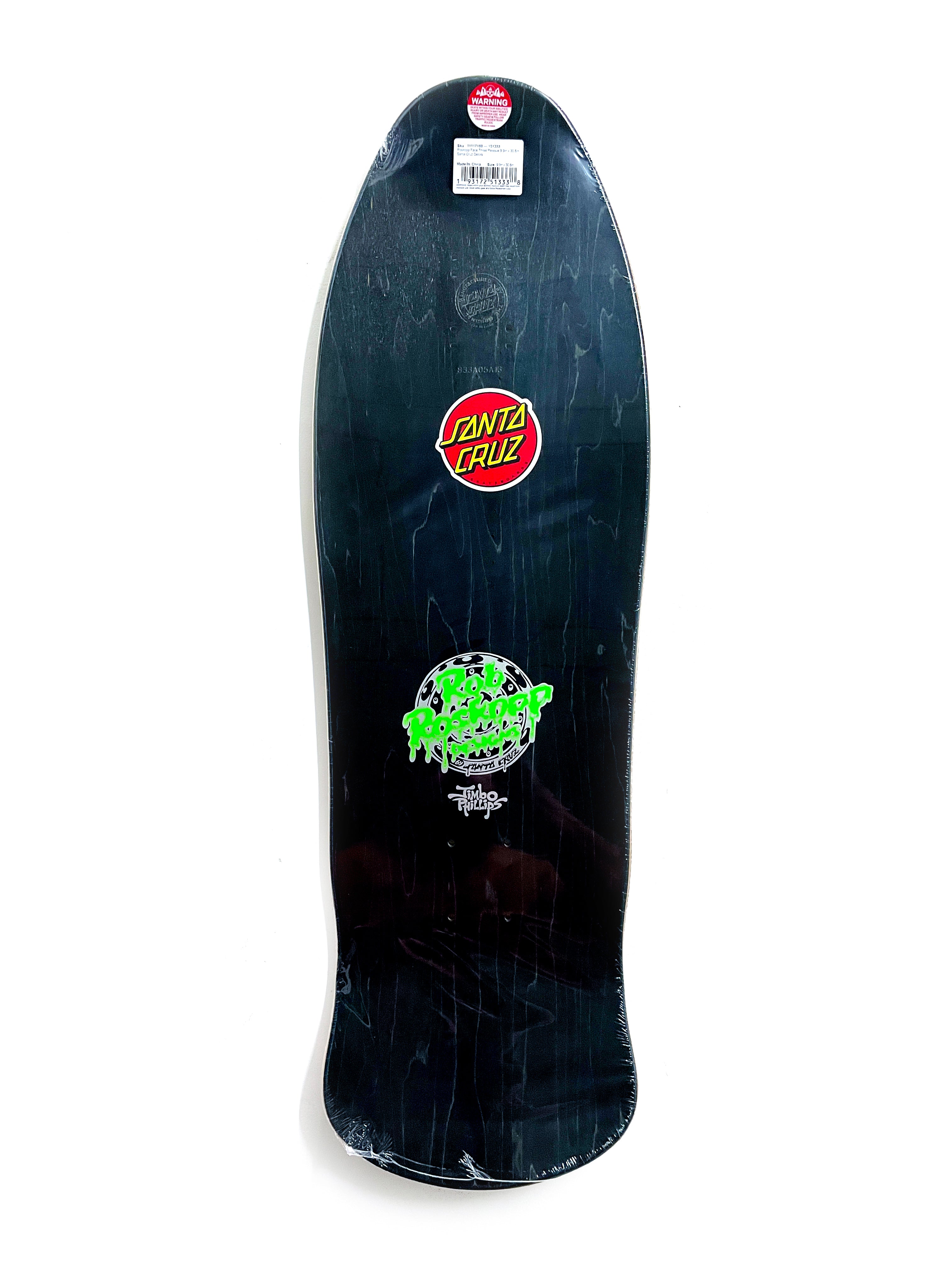 Rod Roskopp SANTA CRUZ DECK REISSUE ROB ROSKOPP FACE BY JIMBO PHILLIPS 9.933 – The ...