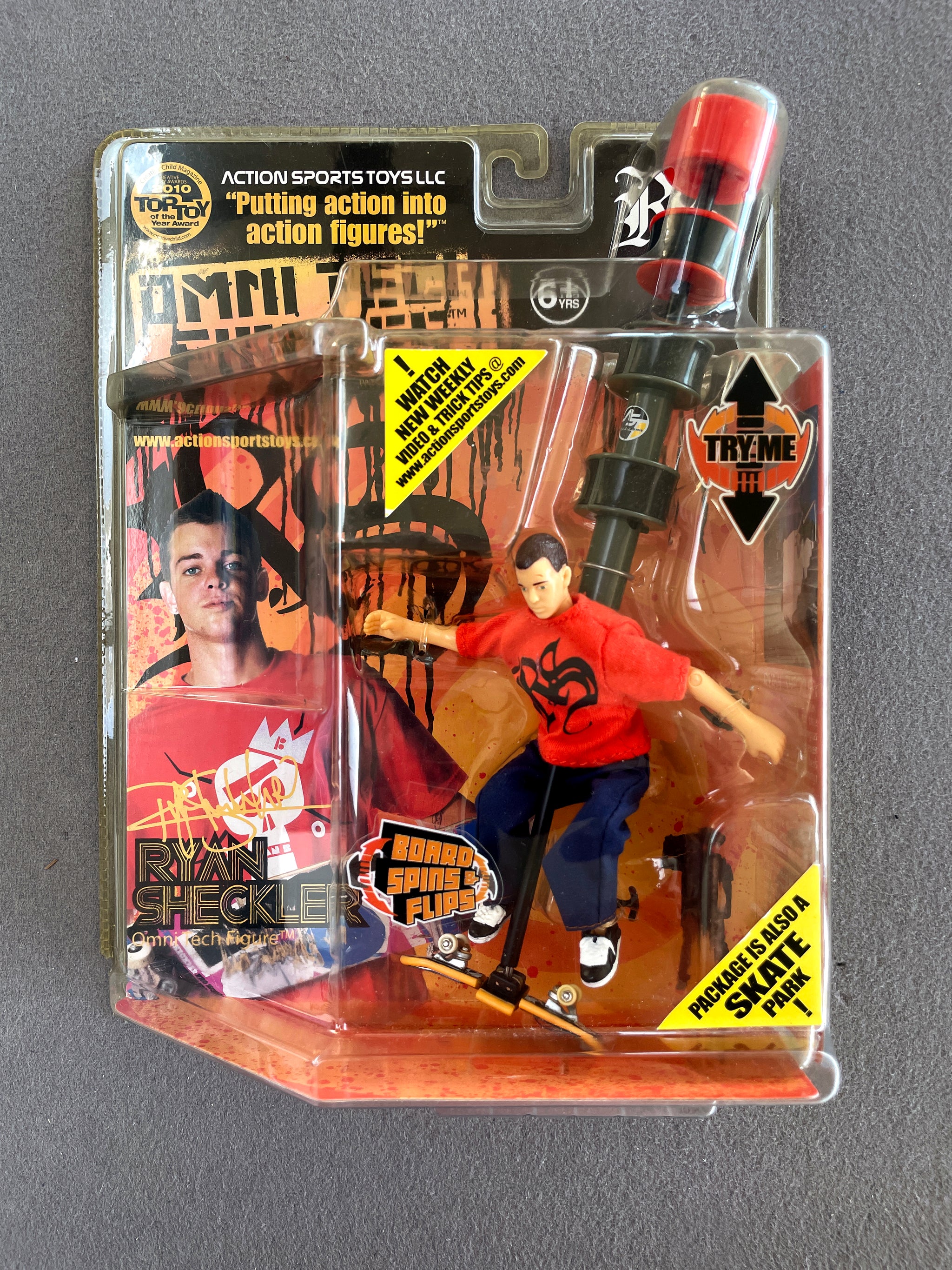 RYAN SHECKLER フィギュア ActionSportsToys LLC VINTAGE ACTION SPORTS TOYS RYAN SHECKLER 2008 – The Disturb House