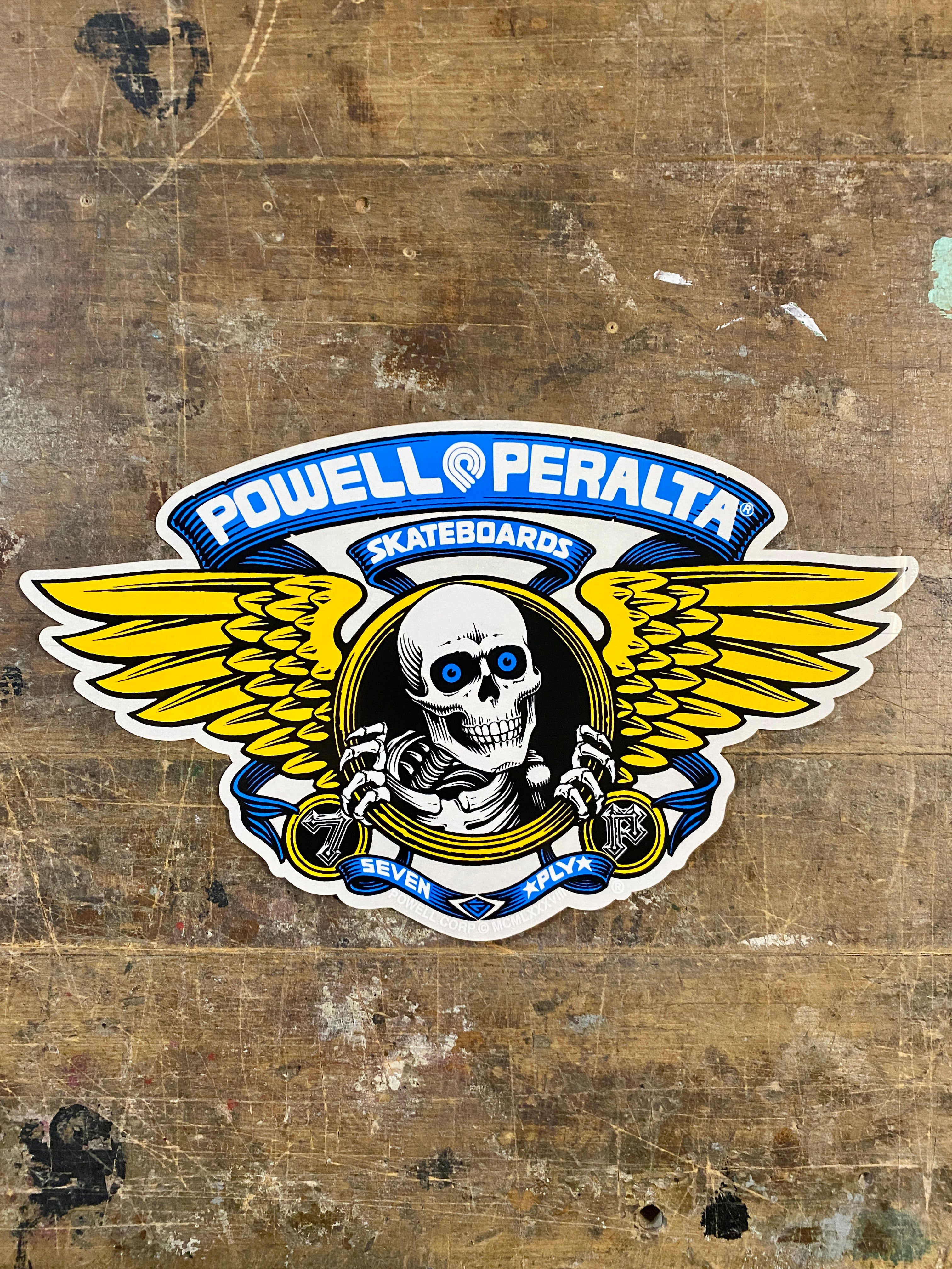Powell Peralta Winged Ripper Indigo Blue | T-shirt à manches courtes Bleu Powell Peralta Winged Ripper Indigo Blue | T-shirt à manches courtes Bleu