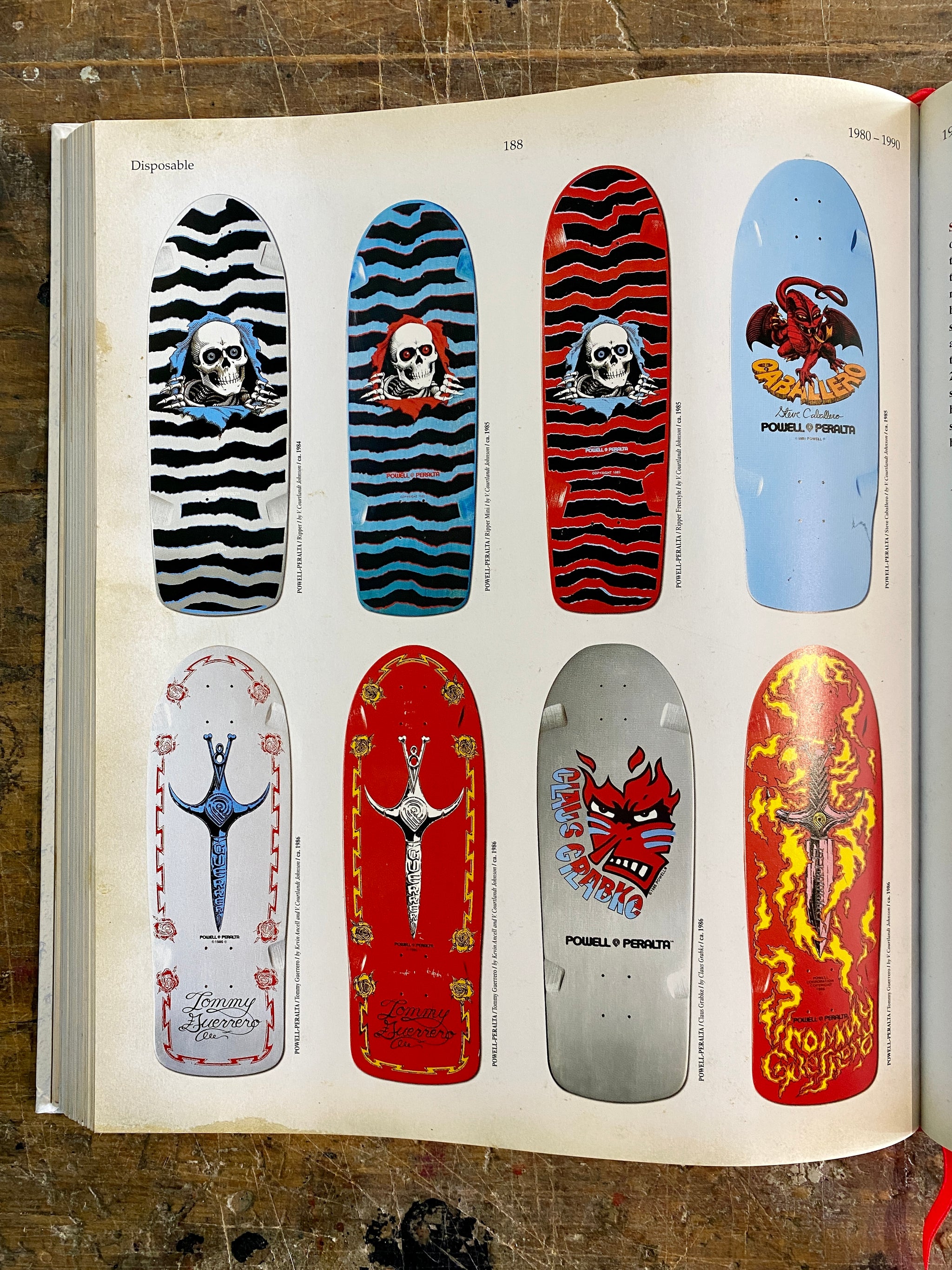 DISPOSABLE A HISTORY OF SKATEBOARD ART BY SEAN CLIVER 368 PAGES 