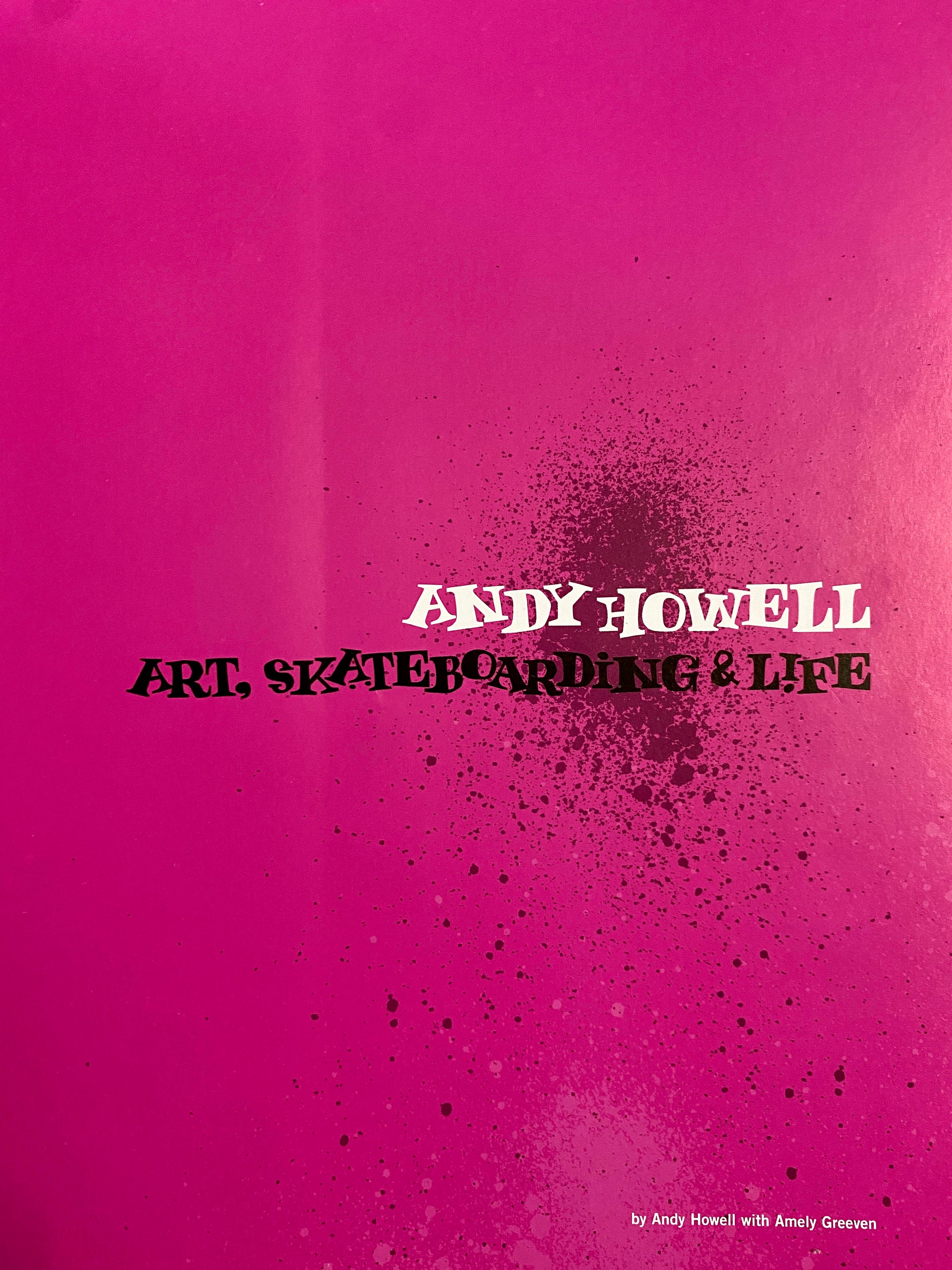 ART, SKATEBOARDING & LIFE BOOK par Andy Howell – The Disturb House