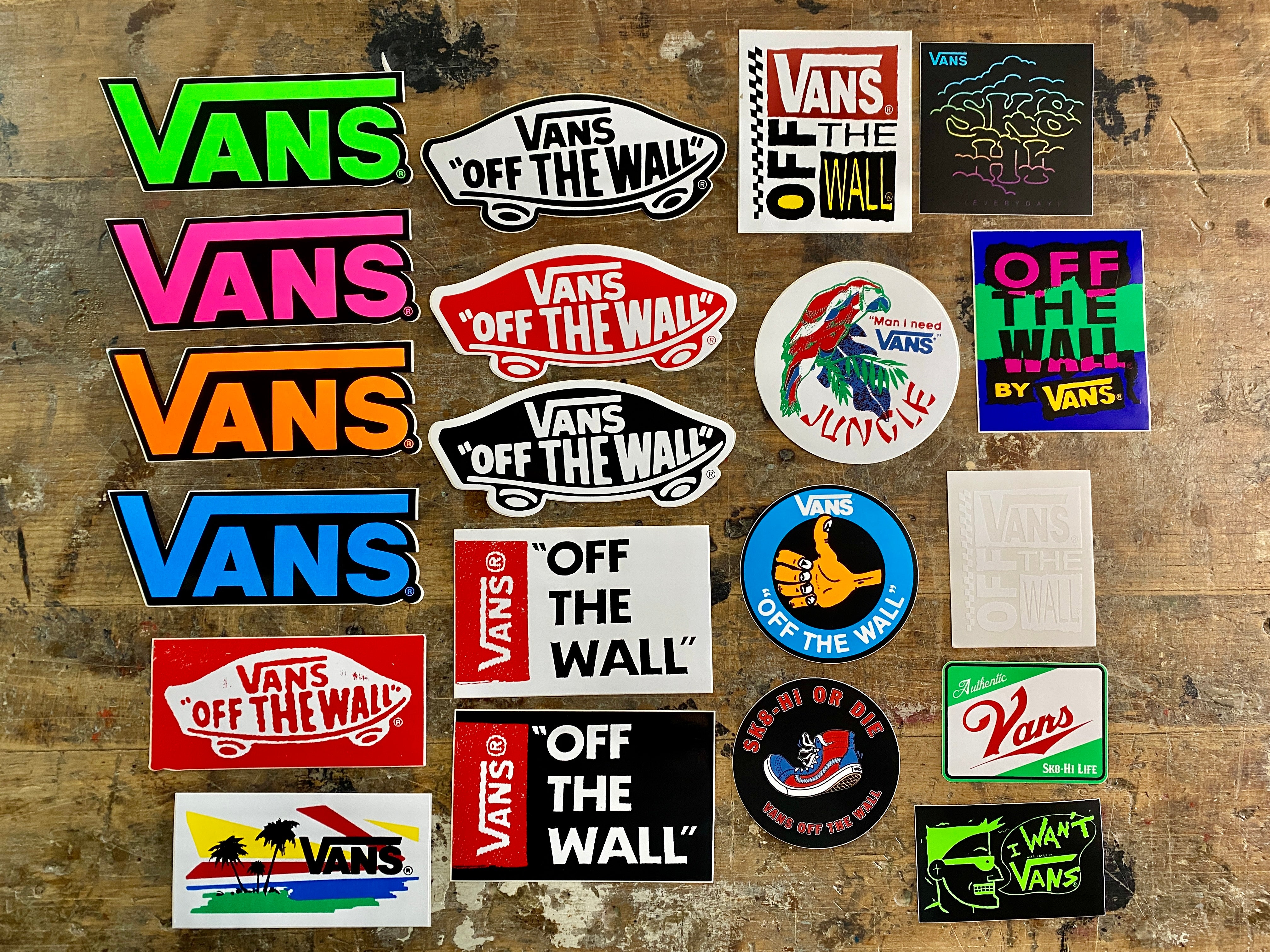 Stickers vans gratuit shop